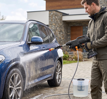 MobiWash™ - Mobilna Myjka Akumulatorowa z Zestawem Akcesoriów